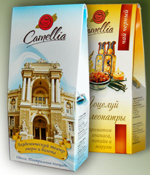 Чай в брендированной картонной коробочке, 50г Чай в брендированной картонной коробочке- как идея для корпоративного подарка