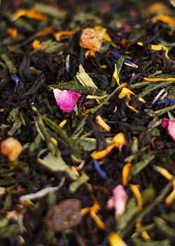 Композиционный чай- красивая основа для чайного подарка 